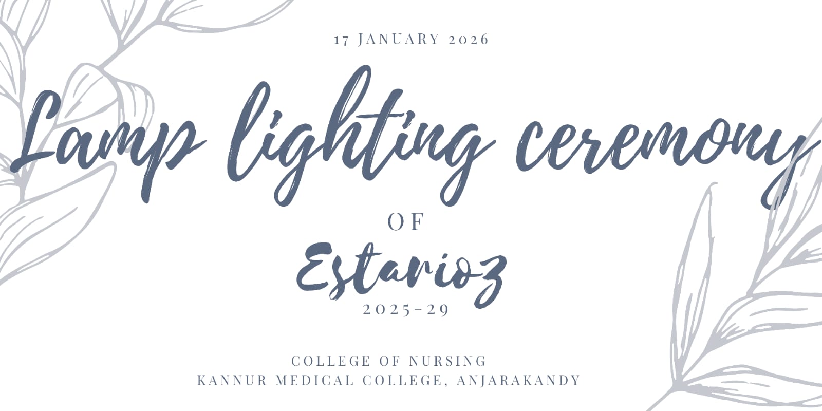 lamp lighting ceremony